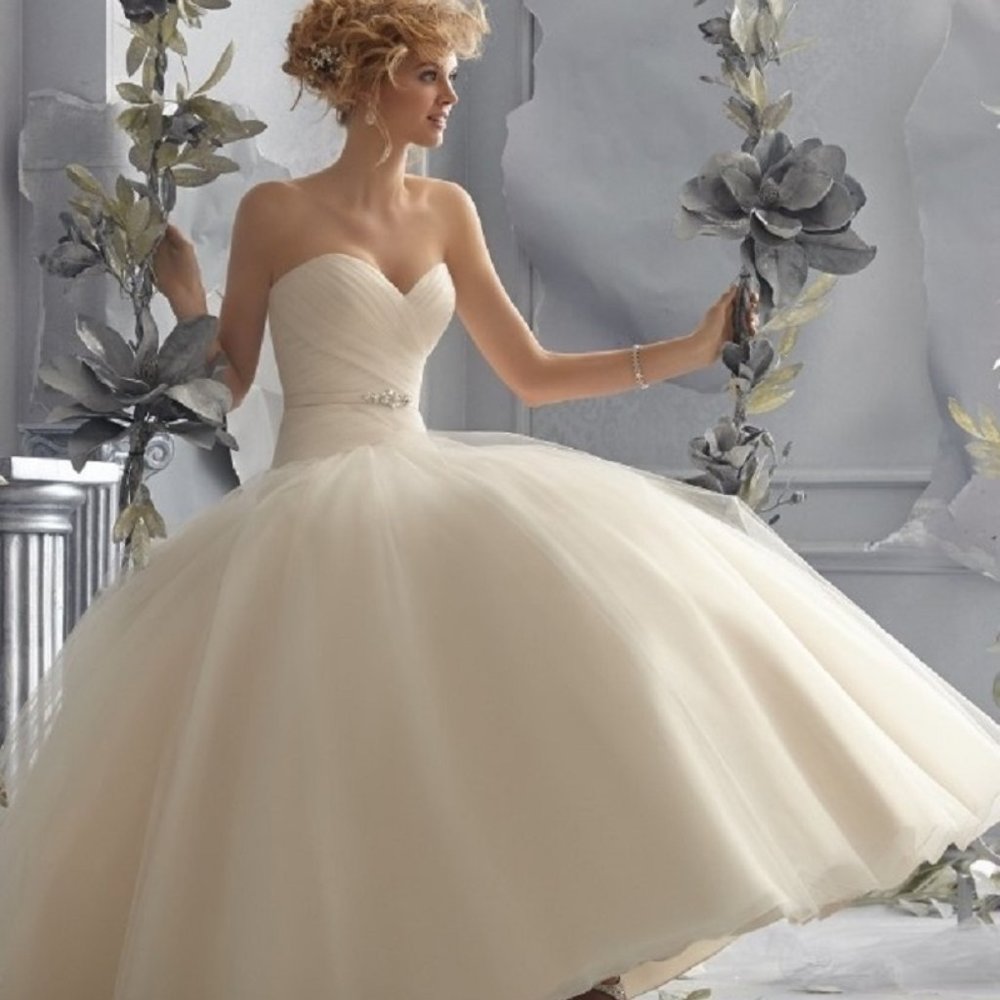 Mori Lee Wedding Gown 6788 NEW size 14